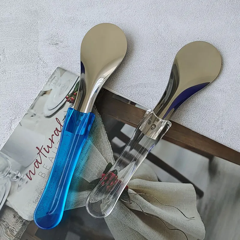 304 Stainless Steel Ice Cream Scoops & Stacks Pc Plastic Handle Ice Creem Stacks Maker
