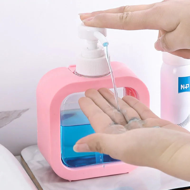 Soap Dispenser 300/500ml for Bathroom Kitchen Packaging Refillable Lotion Shampoo Shower Portable Travel Bottling