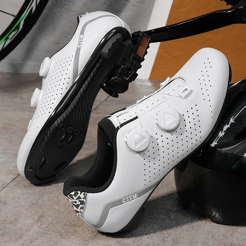 Cycling Shoes MTB Men Sports Road Bike Racing Speed Trail Mountain Bicycle Footwear SPD SL Cleats