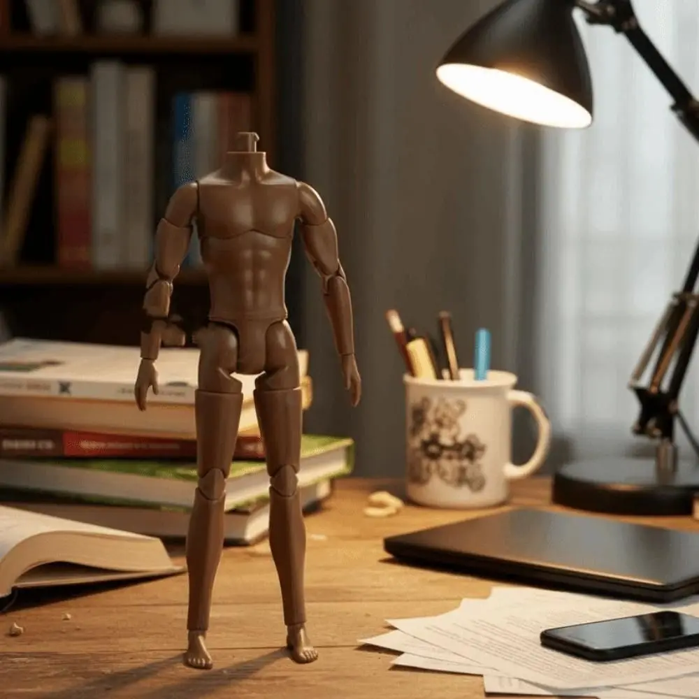 Multi-Joints 1/6 Action Figure Strong Man 22 Joint Male Model Movable 26cm Height Action Figure Body Replacement