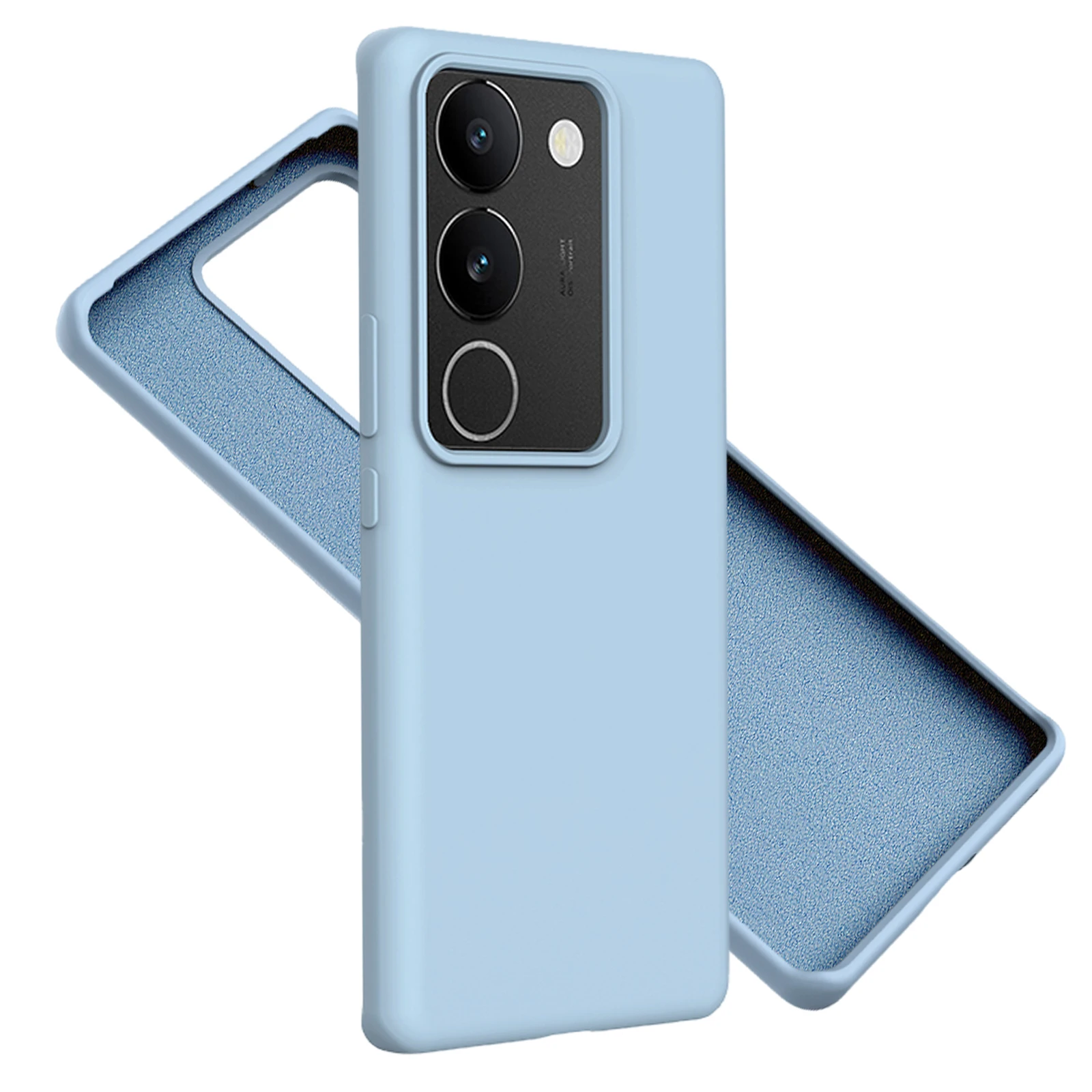 Custodia In Silicone Liquido Sottile Antiurto Per Vivo S17 Pro Iqoo 11 10 Neno 8 7 X90 X80 Soft Skin Touch Full Body Protection Cover