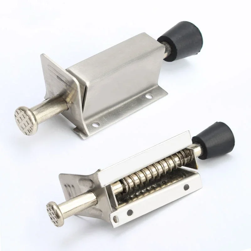 Stainless Steel Door Foot Stopper Holder Floor Stop er Gate Stay Fixed Catch Latch Door Stop Furniture Hardware