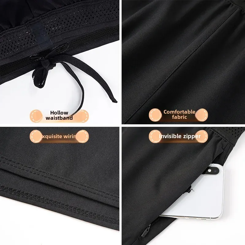 Men's Basketball Sports Shorts Summer Running Casual Quick Dry Breathable Loose Fitness Three-Point Pants Skateboarding Long Pan