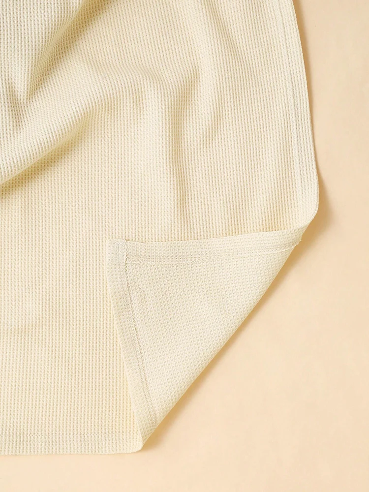 1 piece of baby girl newborn blanket wrapped in pure cotton, soft and cute solid color children's accessories