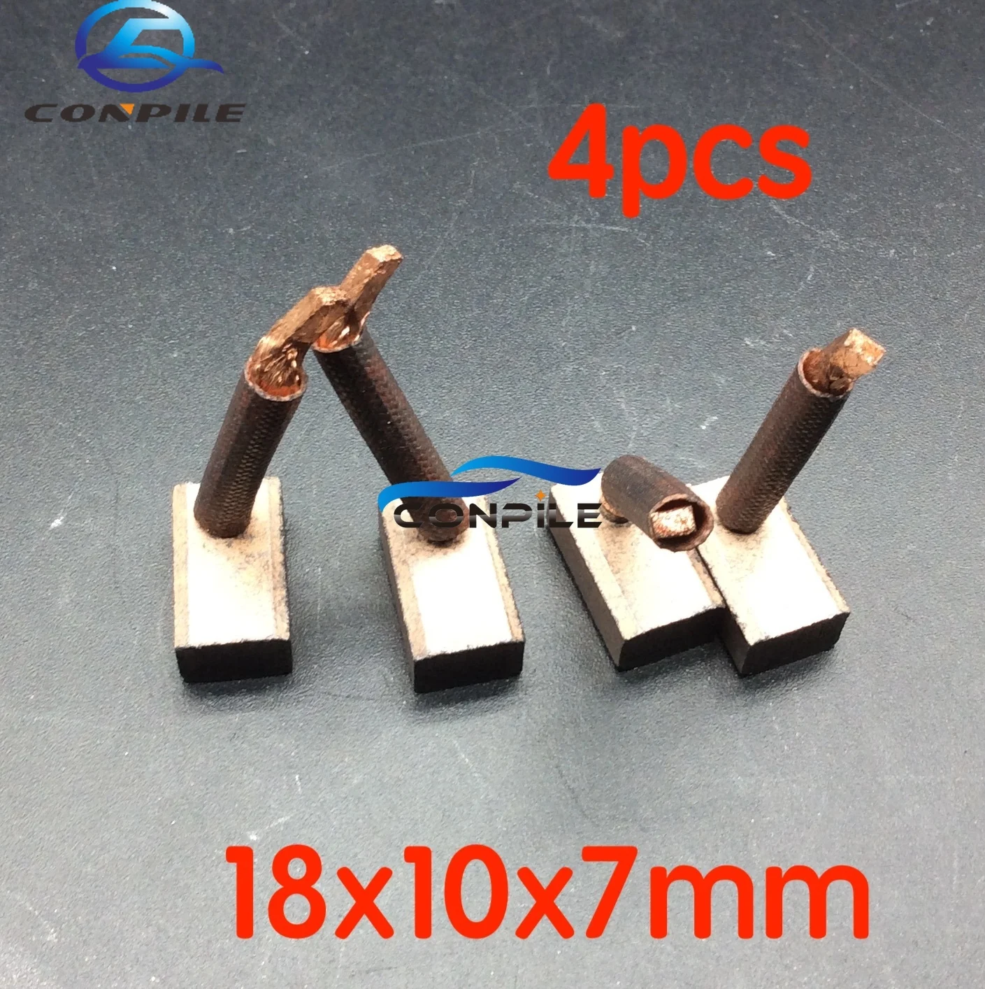 Car Generator Carbon Brush 4pcs 18x10x7mm Starter Motor Carbon Brush Electric Brush For Xiali Car