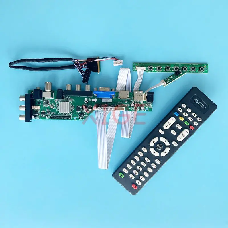 

Fit LTN156AT05 LTN156AT09 Controller Board Digital Signal DVB DIY Kit 1366*768 LVDS 40 Pin Laptop Monitor 15.6" 2AV+USB+DHMI+VGA