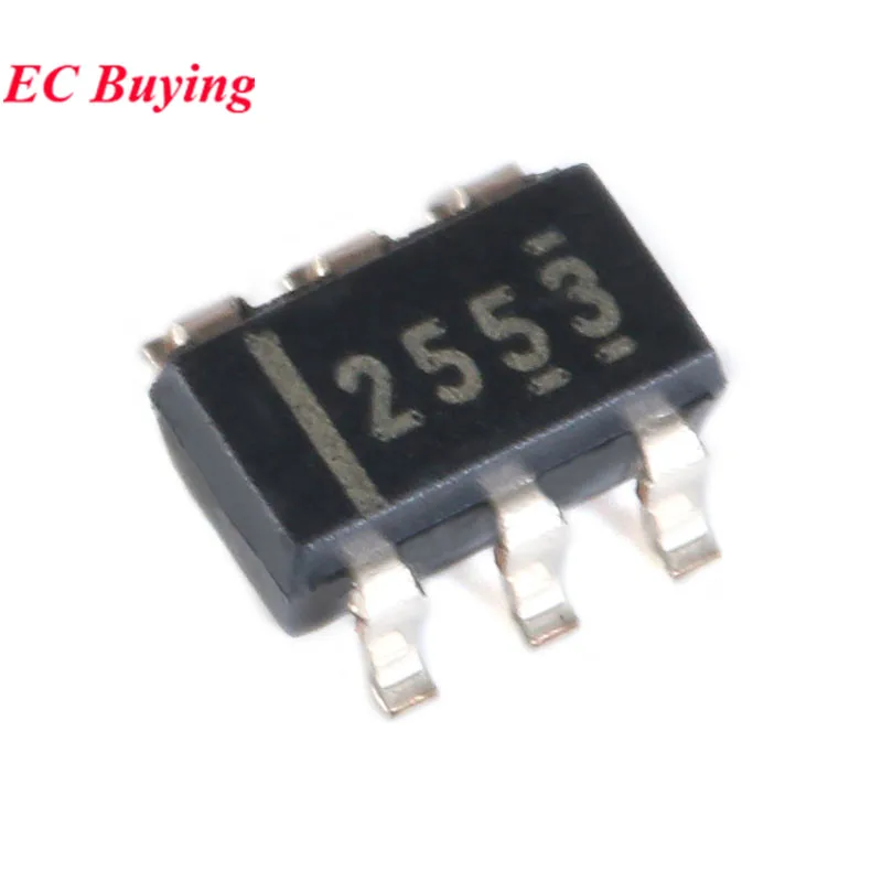 10pcs/5pc TPS2553 TPS2553D TPS2553DBVR 2553 SOT23-6 SOT236