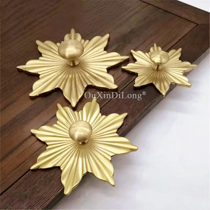 

4 шт., ручка для мебели, из чистой латуни