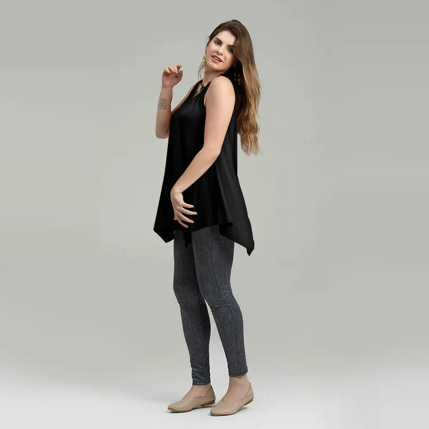 Sólida com Decote em v Solto sem Mangas Wear em Casa Jhbeute Tamanho Grande Feminino Topo Casual Novo Verão Oversized Colete Roupas Femininas Cor 6 Computers & Electronics