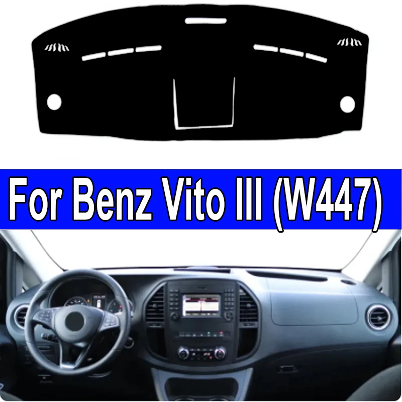 

Внутренняя крышка приборной панели автомобиля для Mercedes-Benz Vito III (W447) 2015-2020, защитный ковер для консоли, коврик для приборной панели, накидка 2019 2018