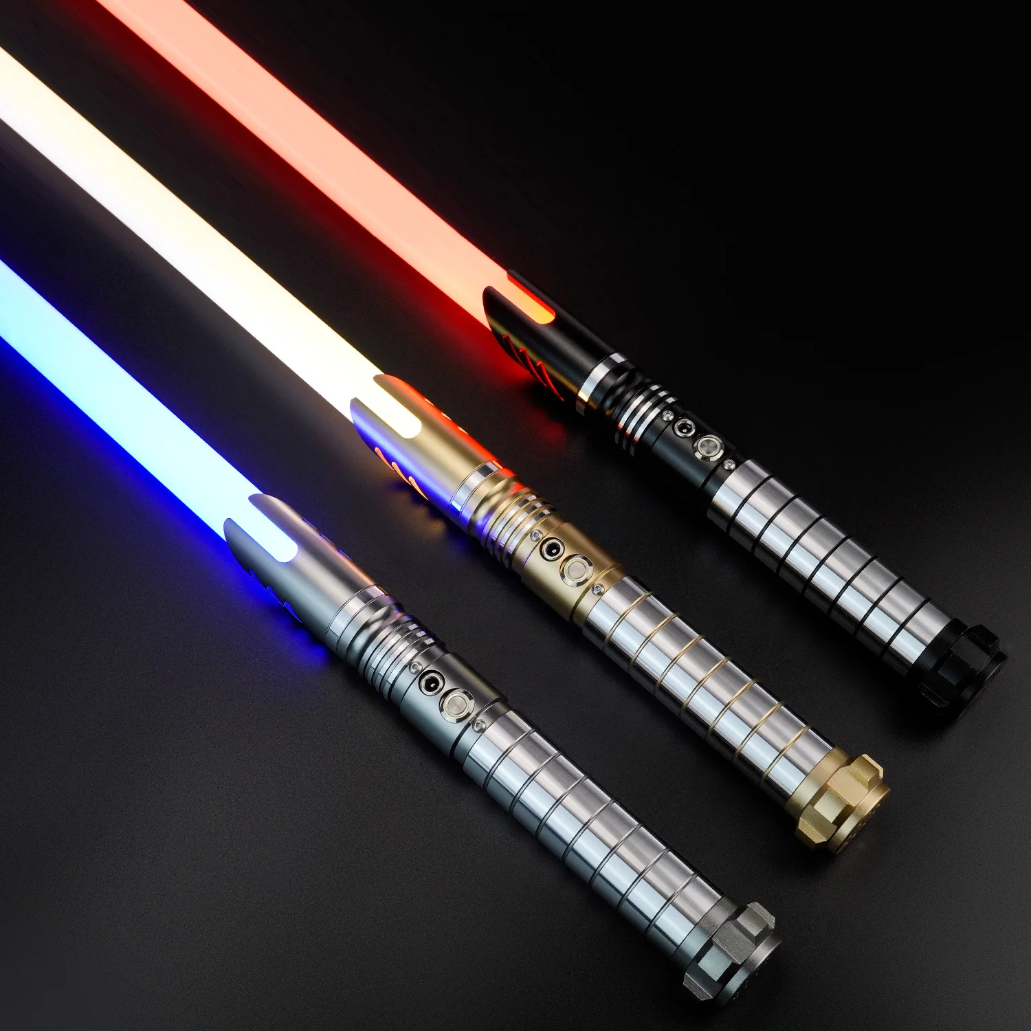 

Lightsaber Heavy Duel Metal Laser Sword 10 Sets of Sound Effect Force Fx Foc Blaster toys