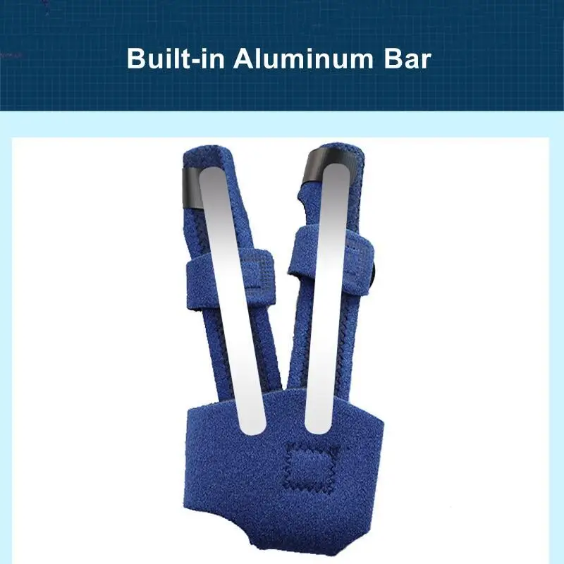 Adjustable 2 Finger Splint Hand Wrist Brace Support for Trigger Finger Aluminum Support Brace Guard Splints Tendon Pain Relief 3