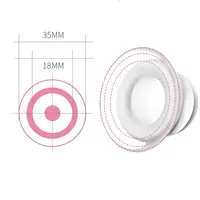 1 Pair Silicone Nipple Corrector Painless Nipple Sucker Puller Aspirator for Correction Flat Inverted Nipples 2