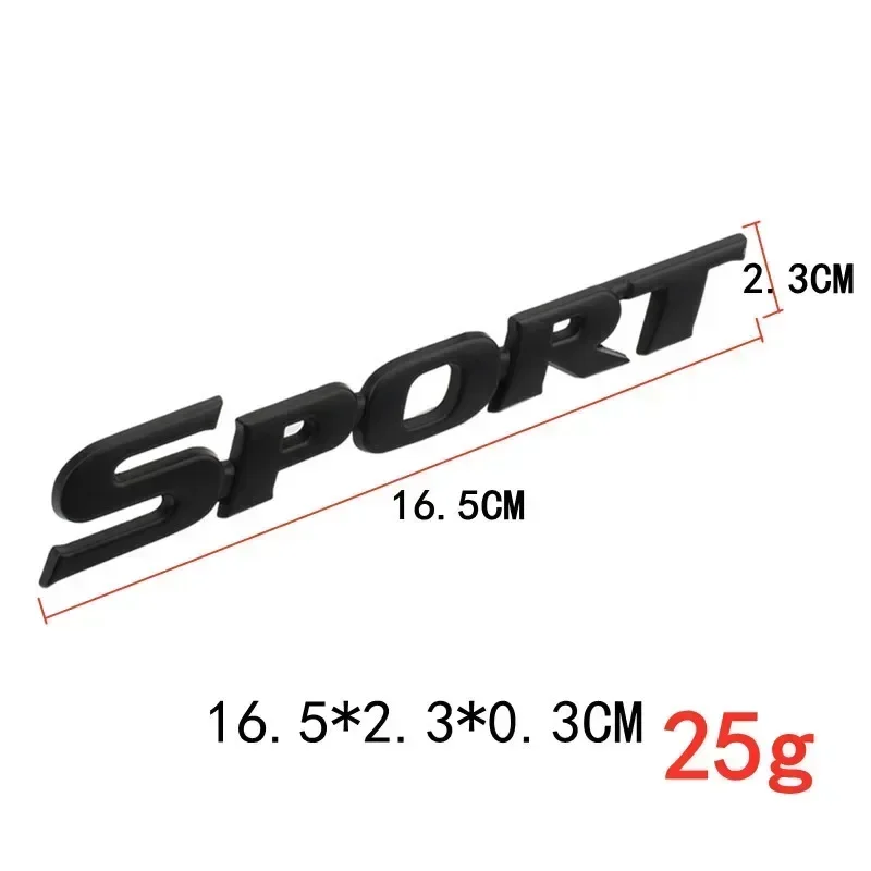 3D Metal Sport Logo Emblem Badge Sticker Decal