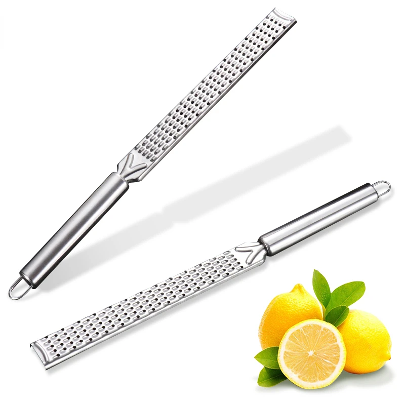 Description Picture 2 of itemCheese Grater & Lemon zester Stainless Steel Kitchen Grater Slicer with Non-Slip Handle Dishwasher Safe Kitchen accessories