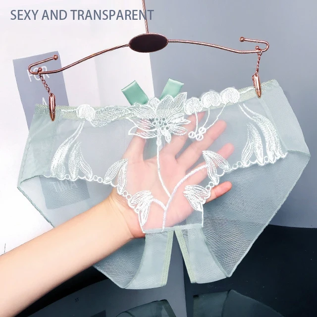 Women's Exotic Panties Underwear Transparent Lingerie Woman Underwear for  Sex Sweet Bow Open Pantie - AliExpress