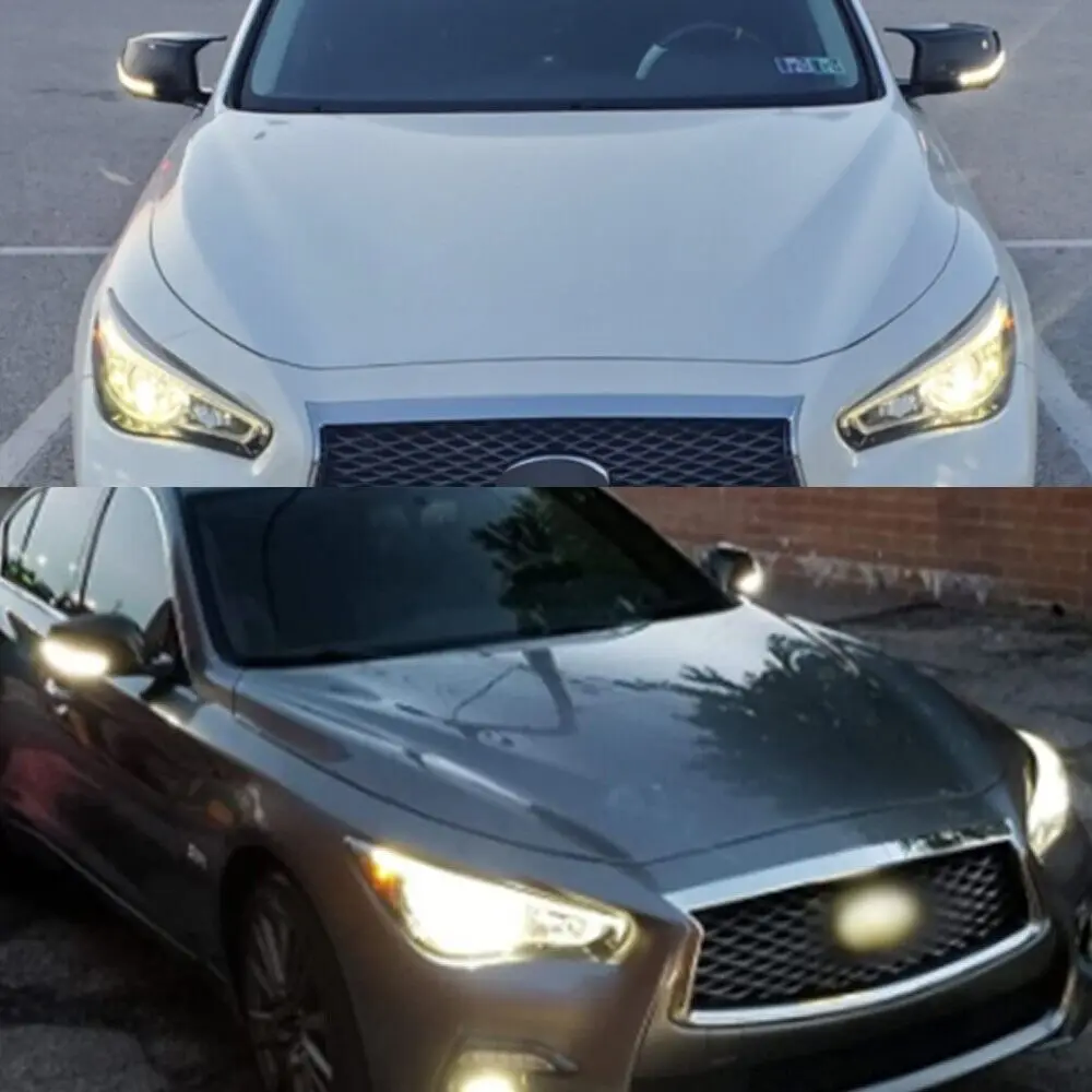 Clignotant LED Séquentiel Pour Rétroviseur - Compatible Infiniti Q30 Q50 Q60 Q70 QX50 QX60 QX70 - Installation Plug & Play