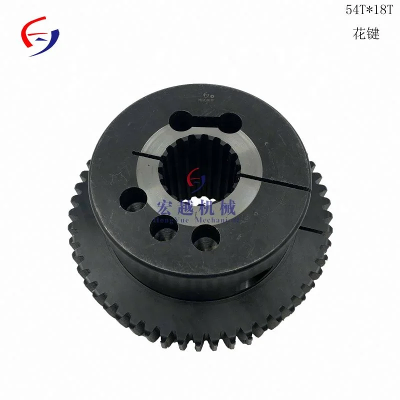 54T 18T spline for excavator spline shaft coupling 54TX18T
