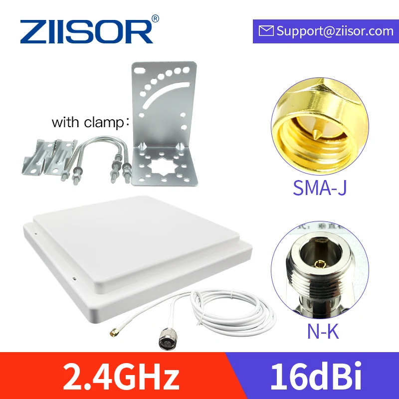 2.4Ghz Antenna Wifi 2400M Antenna Direzionale Del Pannello 16Dbi Sma Maschio Router Antena Extender Amplificatore Di Segnale Tx2400-Pb-22