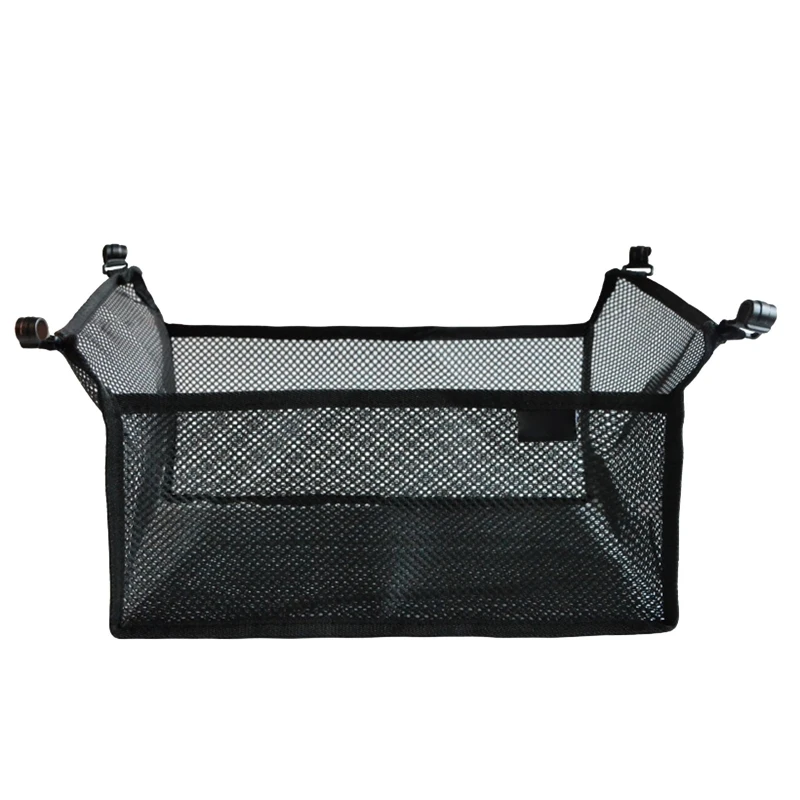 Outdoor Folding Net Bag Picnic Under Table Storage Bag Desk Box Tripod Mesh Basket Organizer for Camping Table Tripod Rack