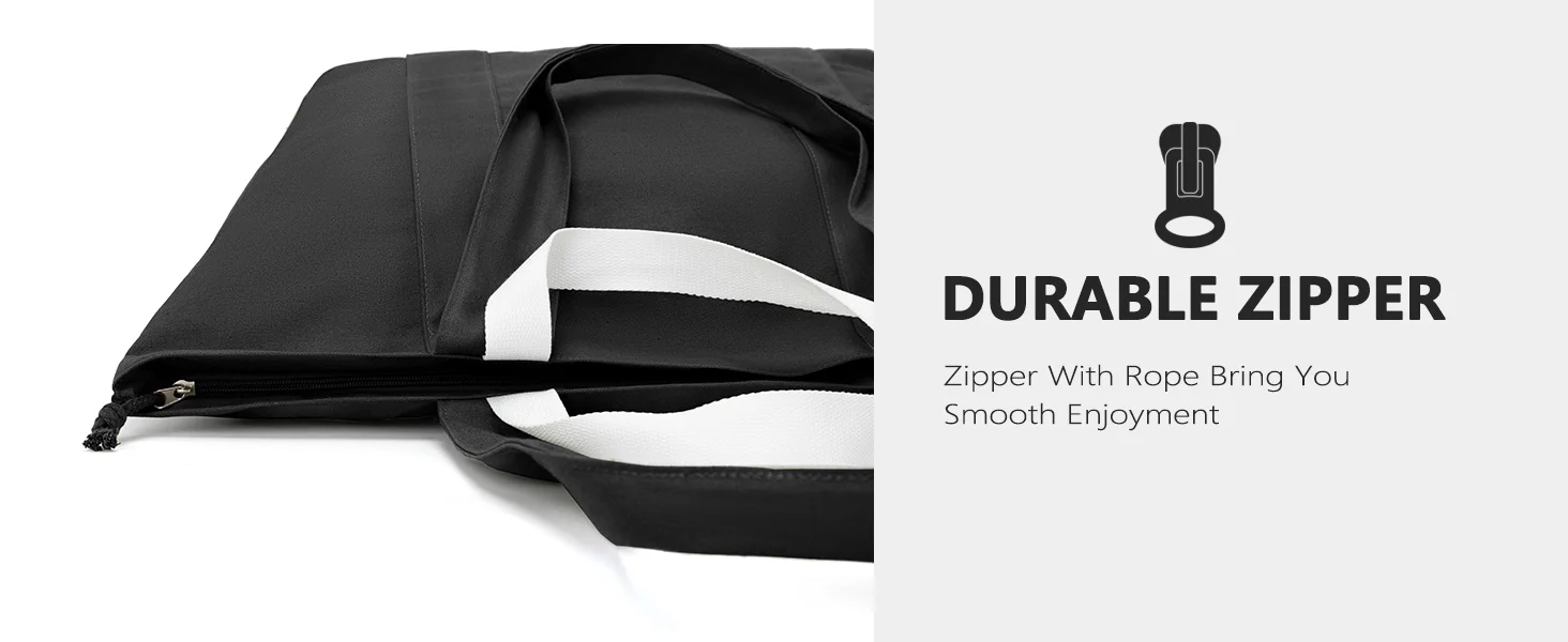 tote bag with zipper