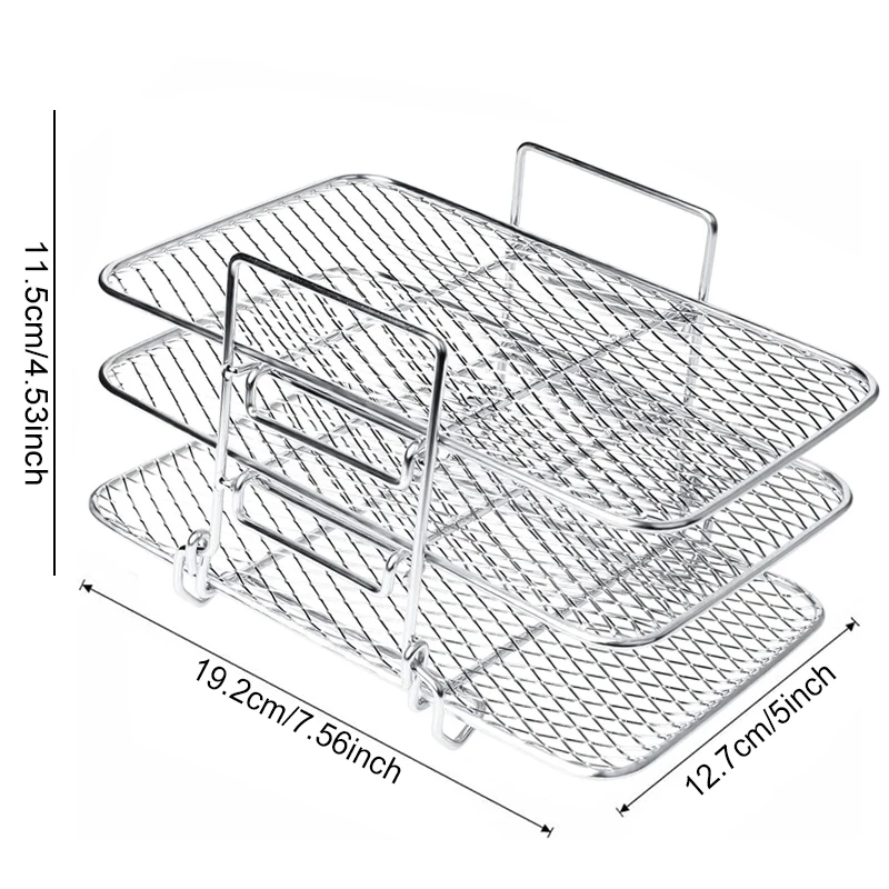 Enhanced Universal Air Fryer Baking and Grilling Racks