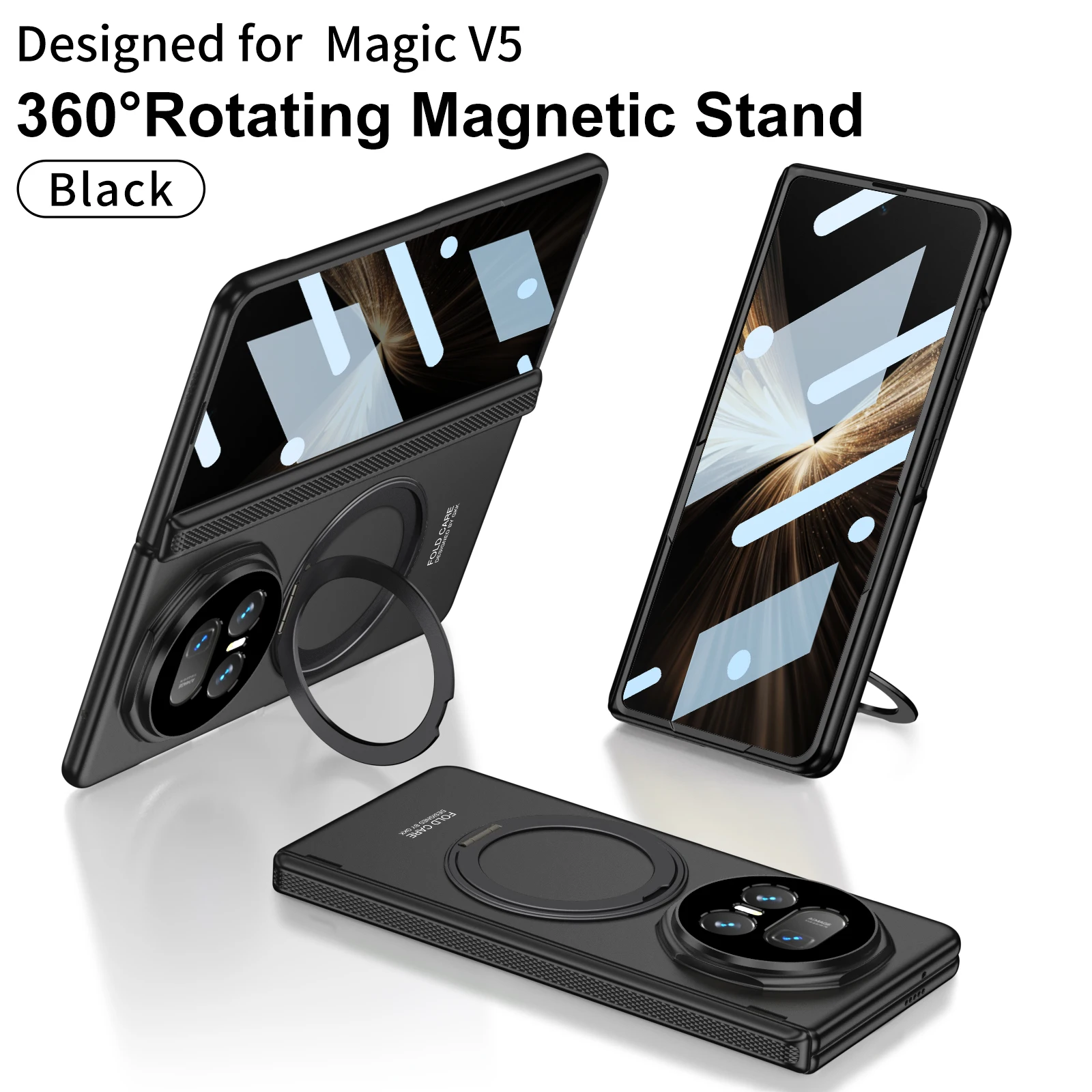Stylish 360° Protective Phone Case with Tempered Glass and MagSafe Compatibility