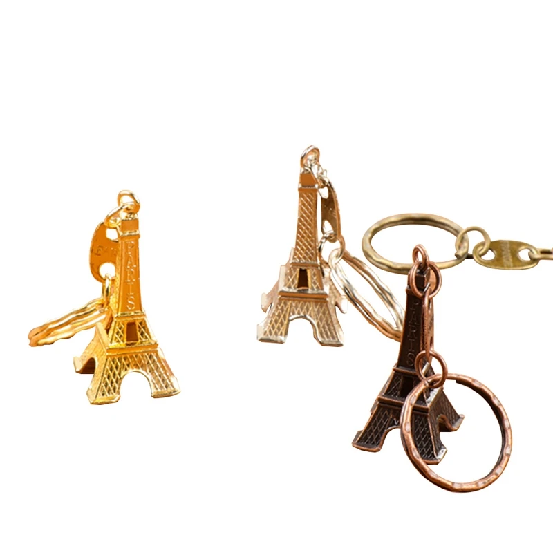 Fashion Paris Eiffel Tower Shape Keychain Novelty Gadget Trinket Souvenir Christmas Gift Keychain Drop Shipping