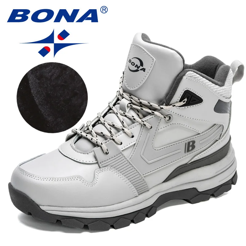 Snow Boots Hiking Shoes Men Outdoor Anti-Slip High Top