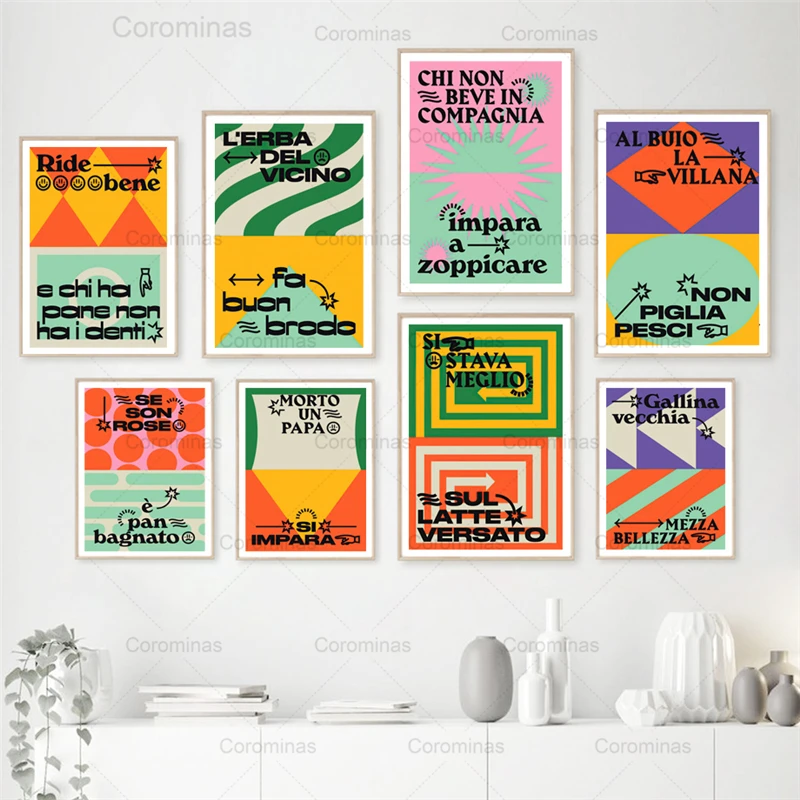 

Aesthetics Abstract Canvas Painting Inspirational Quotes Nordic Modular Posters and Prints Cuadros Wall Art Home Decoration Gift
