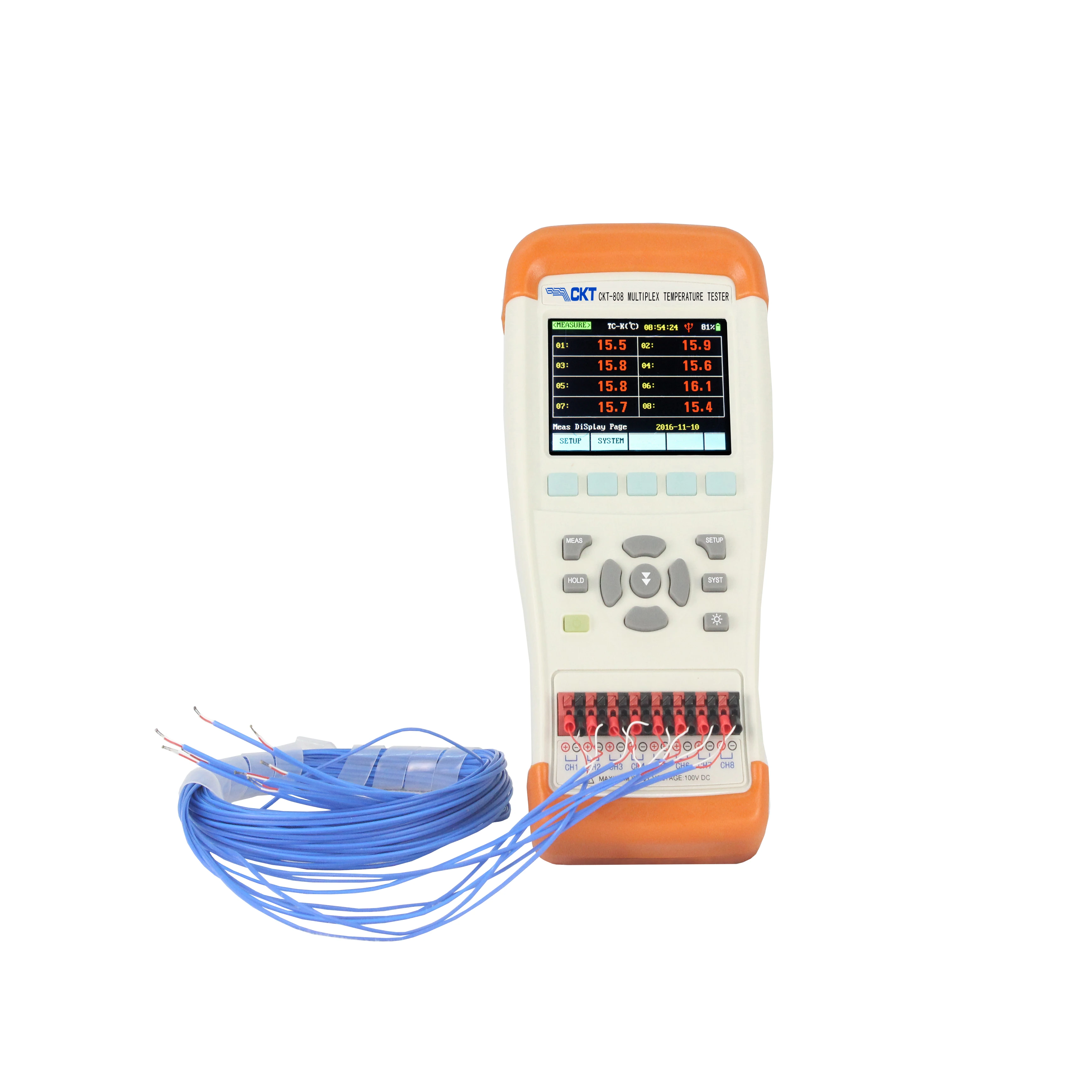 

Chuangkai CKT-804 Portable Multi-channel Temperature Recorder CKT-808