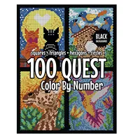 100 Quests Color By Number For Adults Color By Number Activity Book Drawing Learning Book To Create Stunning Artworks For Kids 1