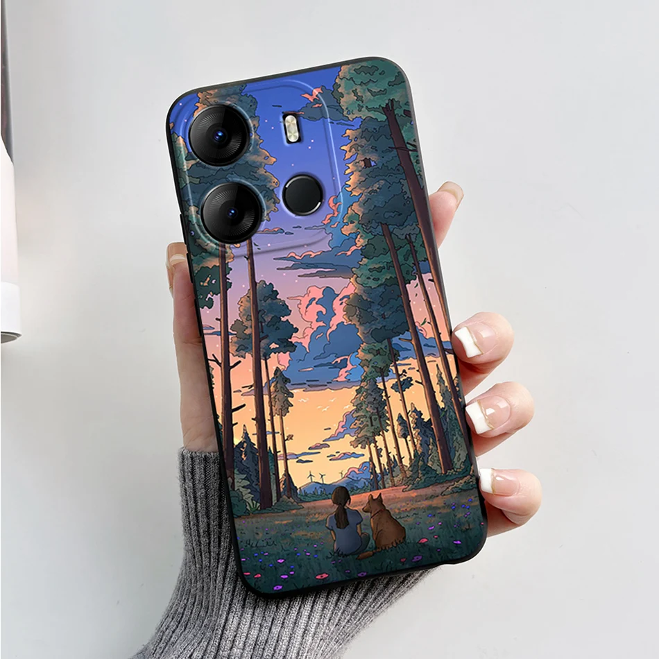 Luxury Marble Soft Silicone Phone Case - Tecno Pop 7 Series