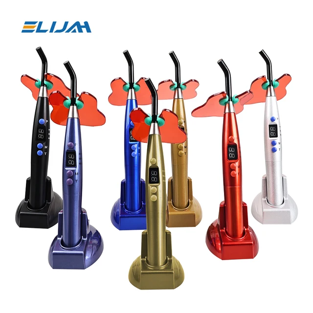 Dental LED Wireless Curing Light Curing Machine Resin Curing Dentist Tool Equipment Cordless US/EU Plug 110V-220V