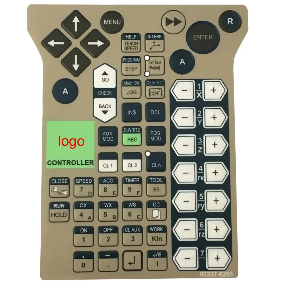 

60337-0285 For KAWASAKI Membrane Keypad Protective Button Film