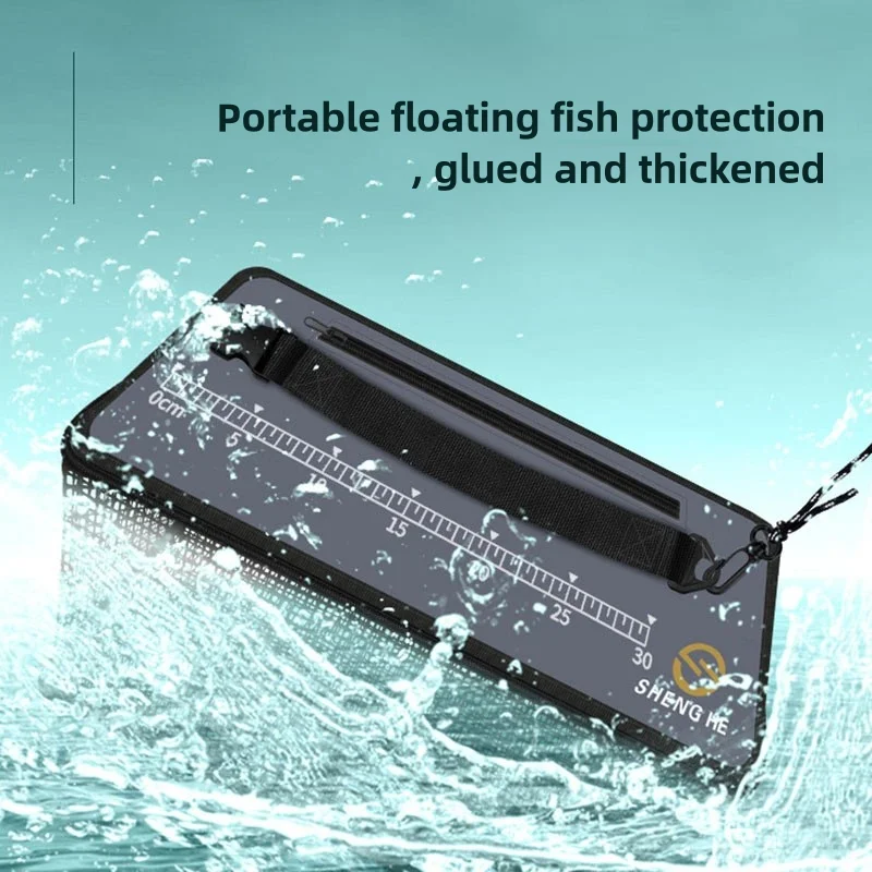 Lure Floating Fish Net Fishing Basket Sea Fishing Fish Protection Hanging Glue Quick Drying Portable Nylon Woven Live Bag