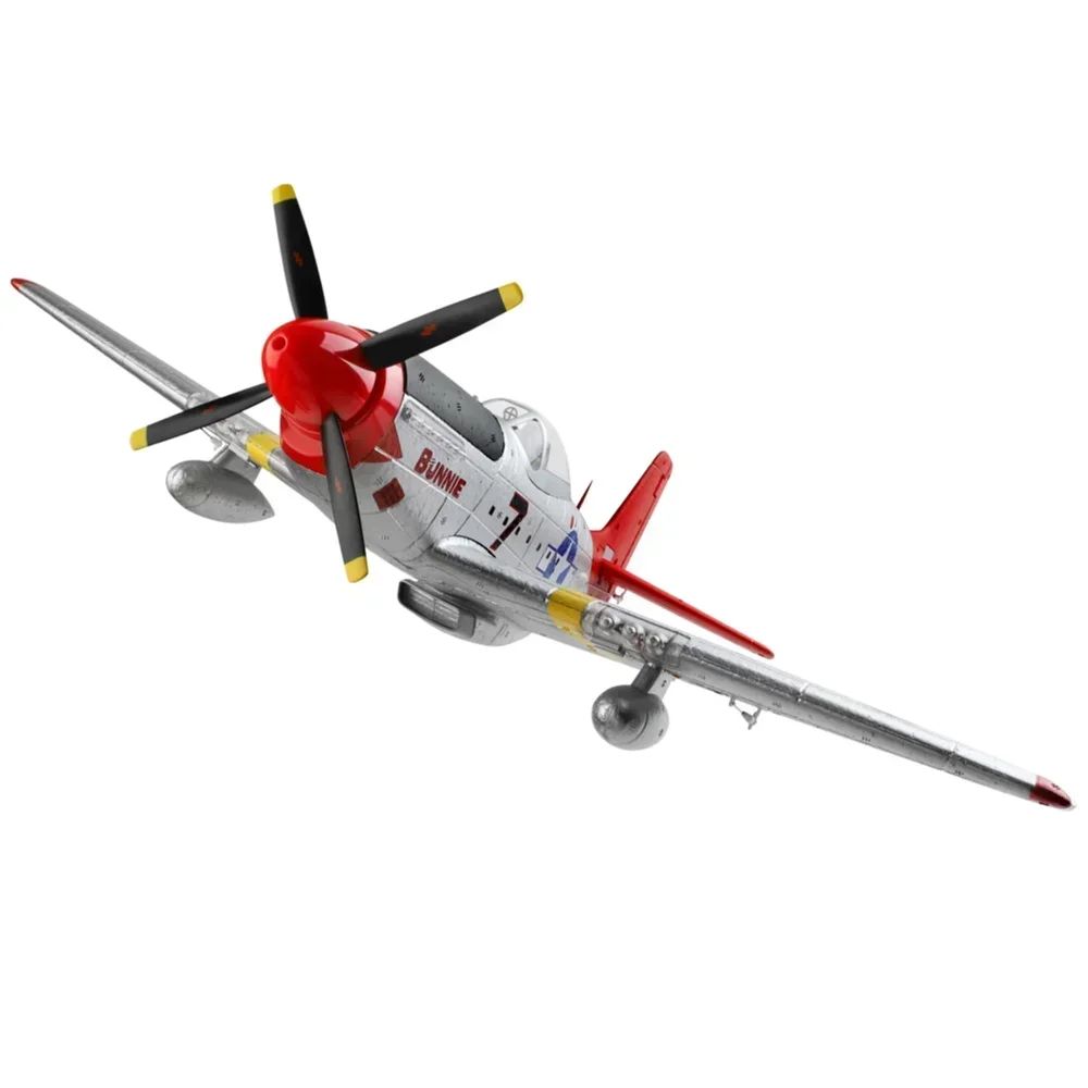 XK A280 P-51 Mustang 3D/6G System 560mm Wingspan 2.4GHz 4CH EPP RC Airplane Fighter RTF With LED Lights for Beginner