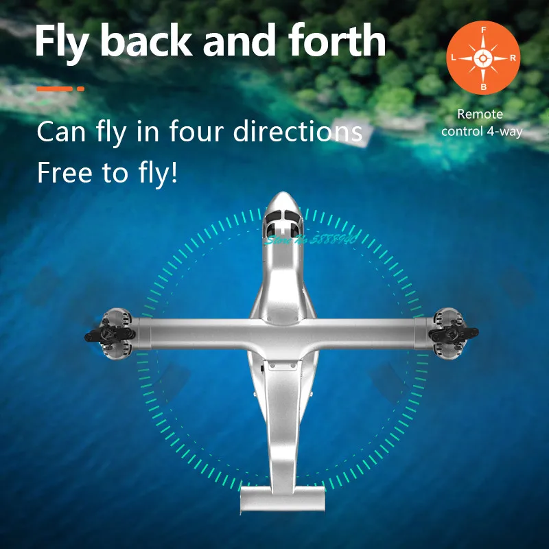 41CM Large Osprey Transporter Electric Remote Control Helicopter 150M Stabilized Gyroscope One Key Take Off Hover RC Helicoper 5