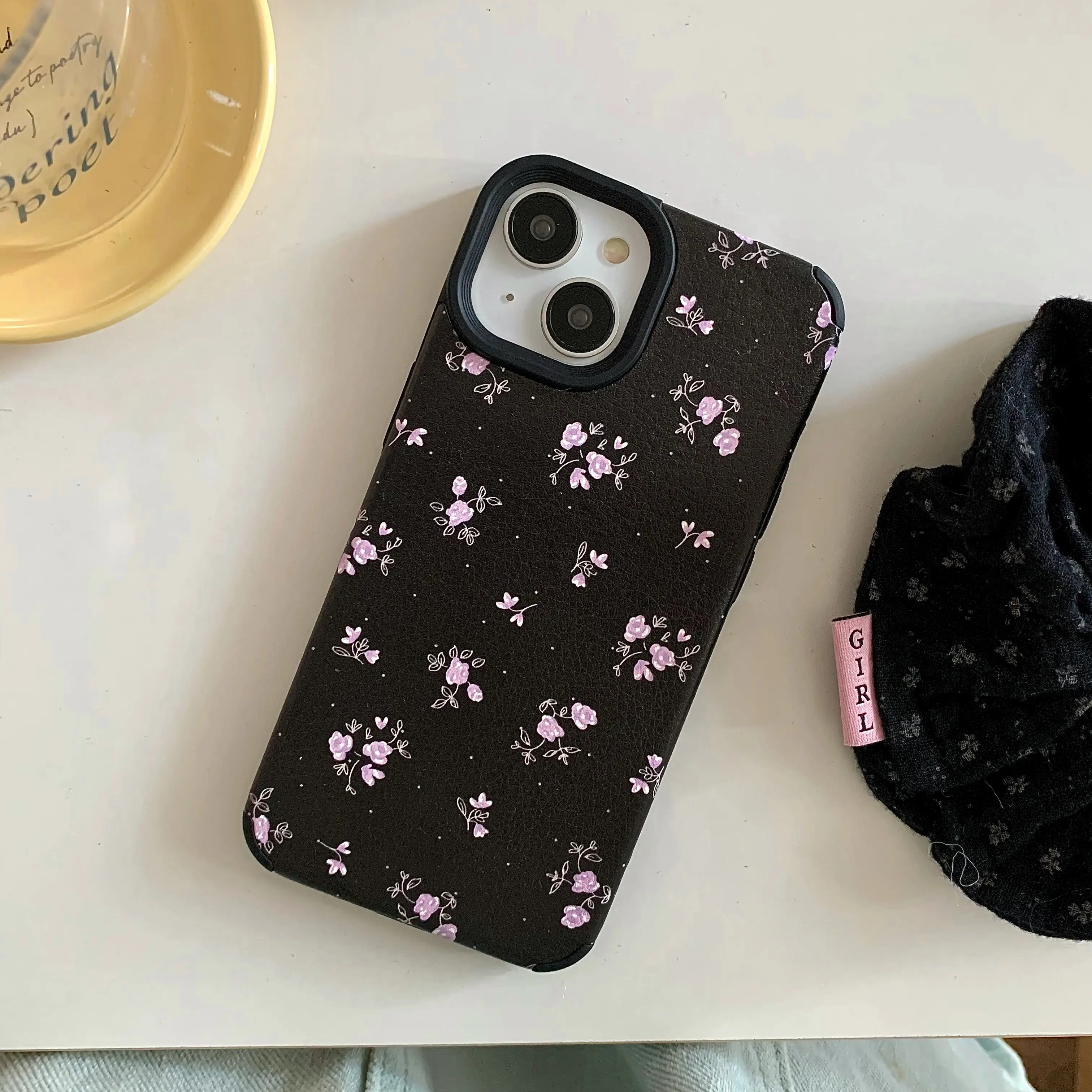 Full-Screen Pink Florals iPhone Case