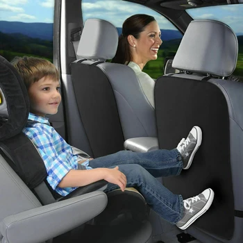 Leather Car Seat Back Protector 1