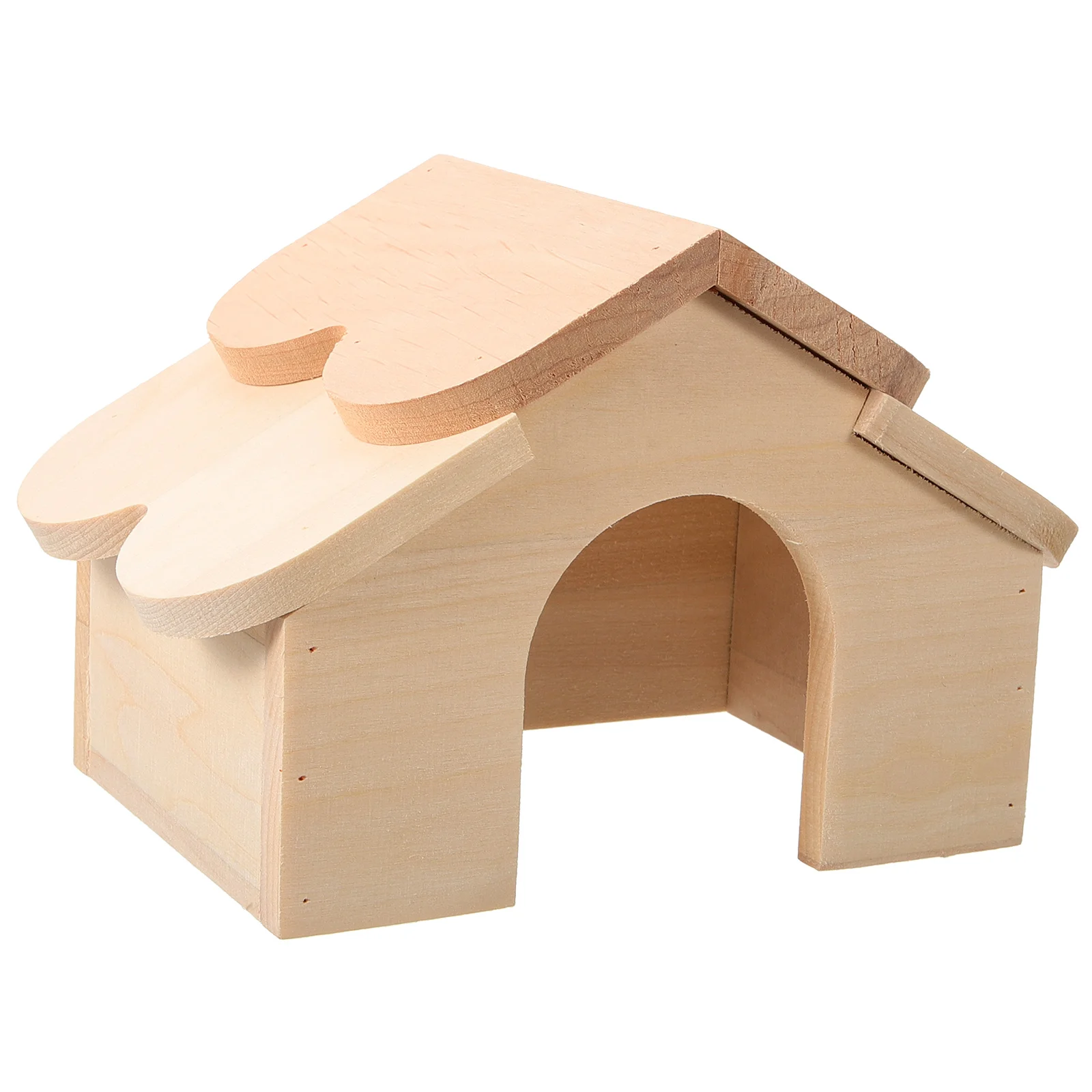 

Guinea Pig Toys Hamster Cabin Wood Decorative Hideout Cage Wooden Hideouts Household