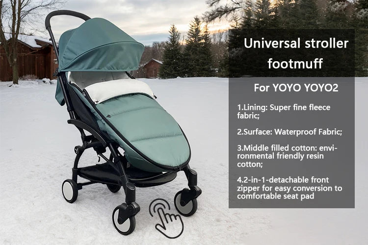 Description Picture 2 of item175 Stroller Accessories Canopy Cover Seat Cushion For babyyoya babytime Sunshade Cover Seat Mattress With Back Zipper Pocket