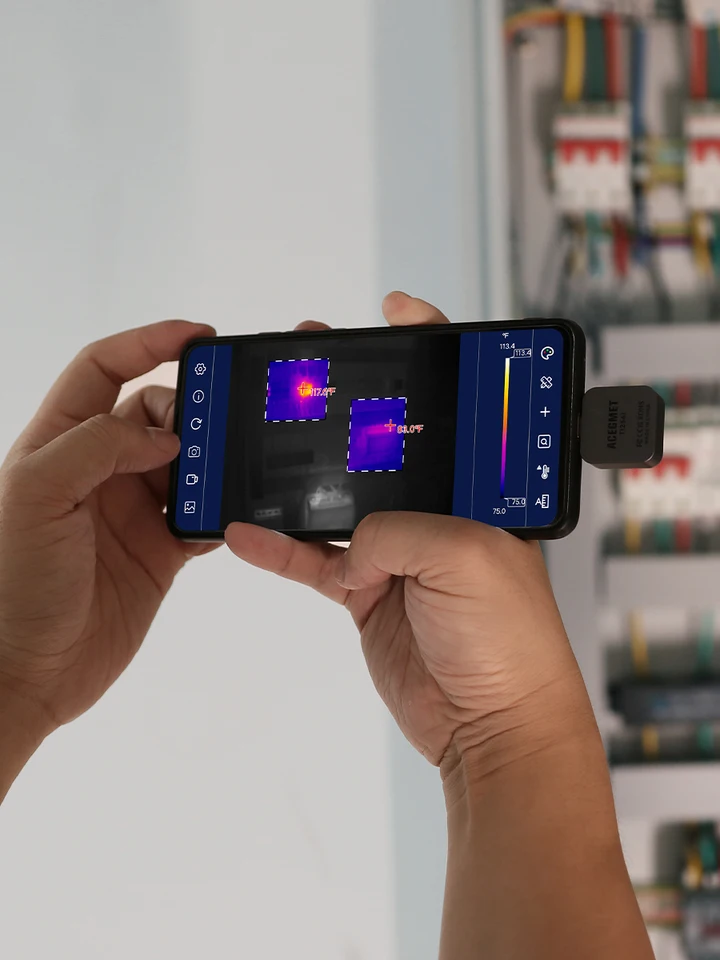 ACEGMET Ti256i 256*192 Thermal Camera For Pcb Repair, For Android