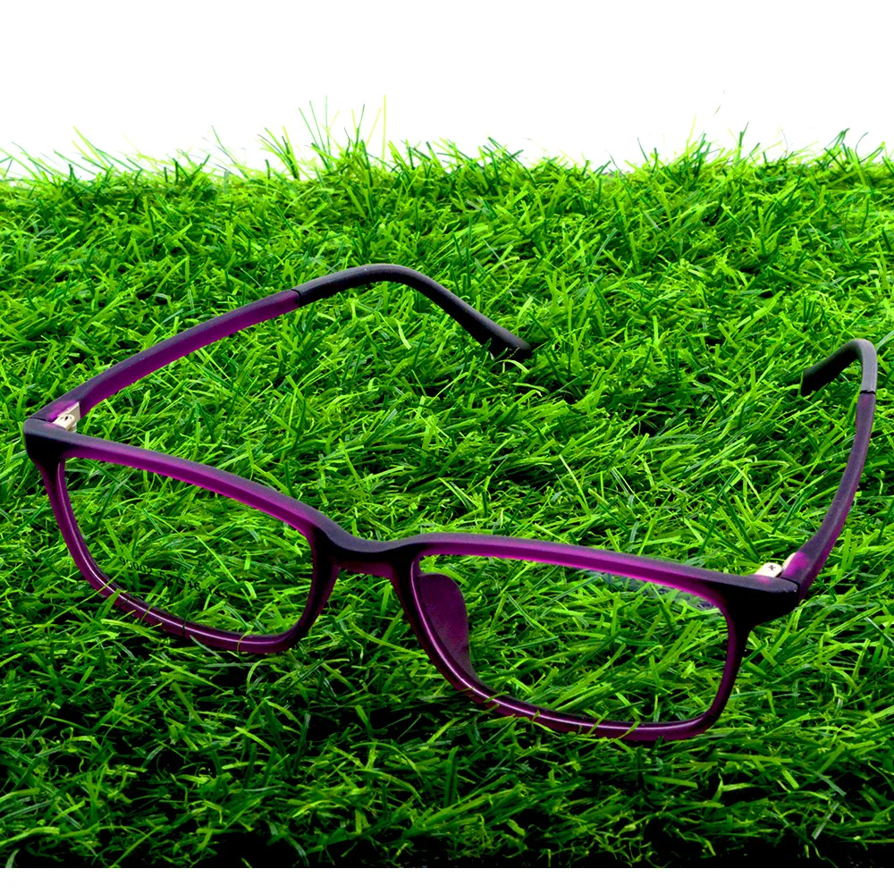 

Handcrafted Purple Frame Rectangle Women Light Weight Spring Hinge Optical Glasses Frame Eyeglasses Eyeframe Eyewear