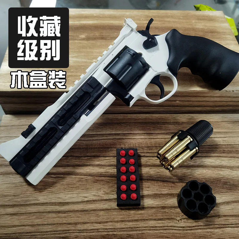 Revolver Pistol Paintball Soft Bullet Gun Simulation Model Toygun Boy Nerve  War Fake Gun Bullet Shell Accessories Plastic Bullet - Soft Gun Bullets -  AliExpress