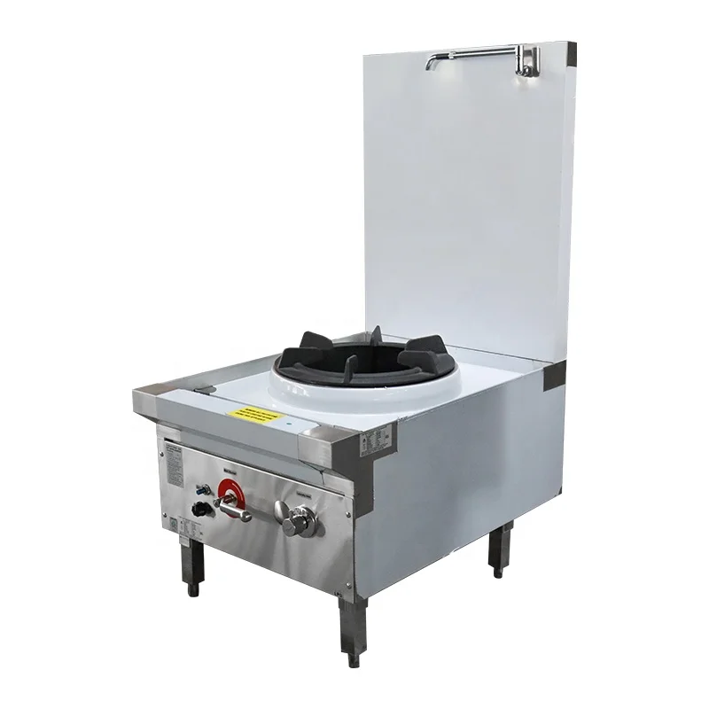 Commercial Kitchen Professional Stock Pot Range 2 Burner Industrial Gas Stove 3