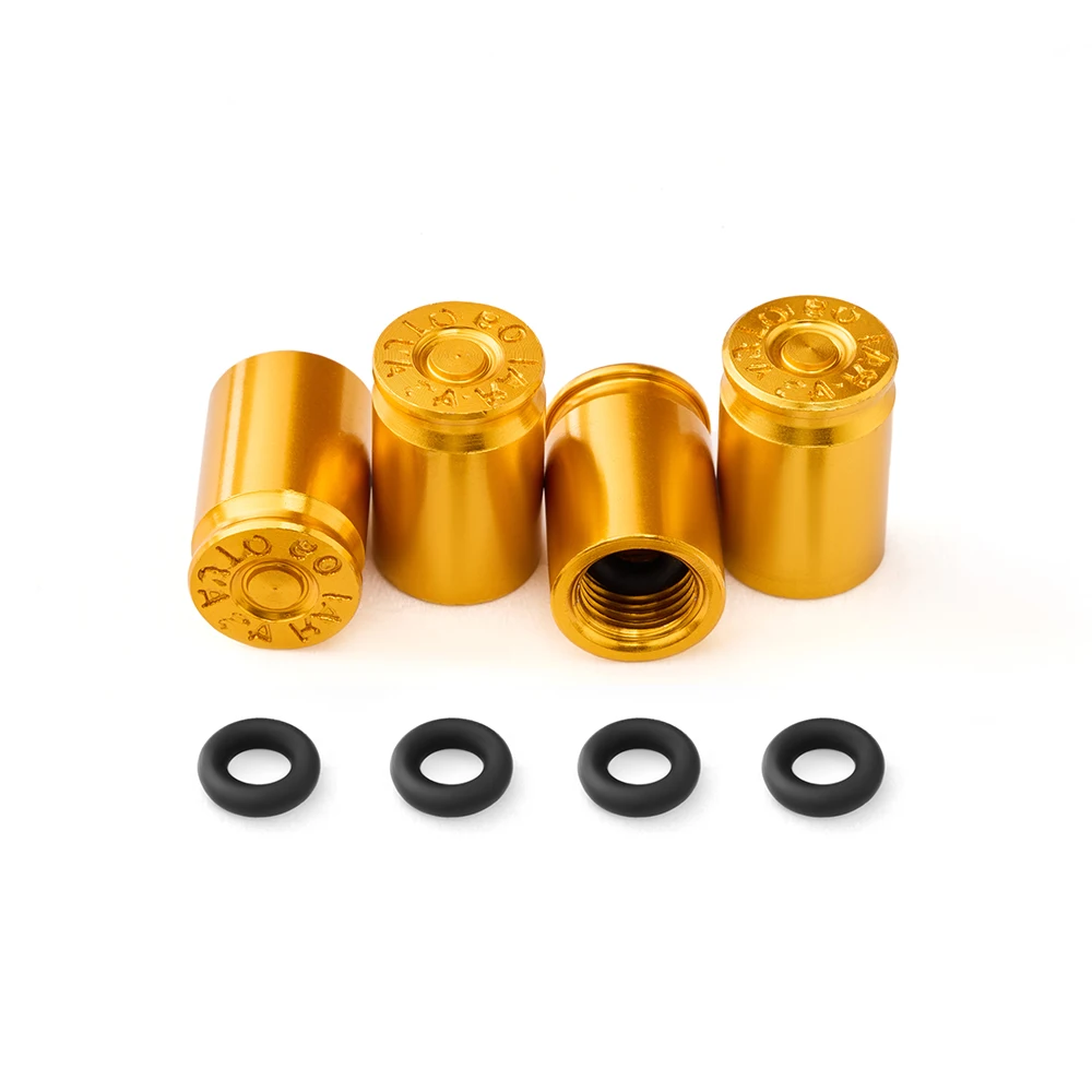 Premium Waterproof Car Tire Valve Caps – Set of 4