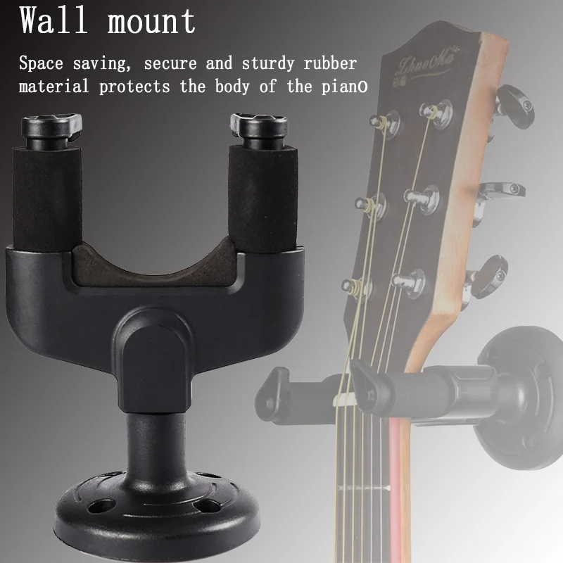 Guitar Hanger Hook Wall Mount Bracket Rack Display Guitar Bass
