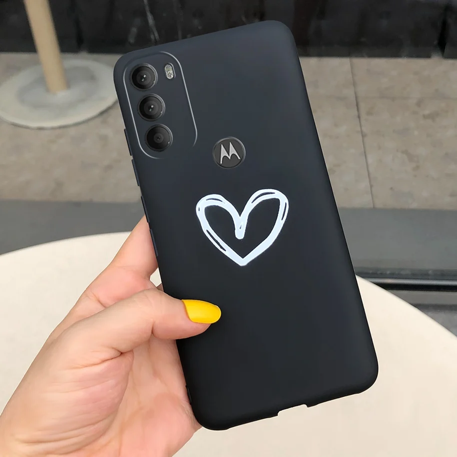 Charming Love Heart Silicone Phone Case - Cartoon Soft Bumper Cover