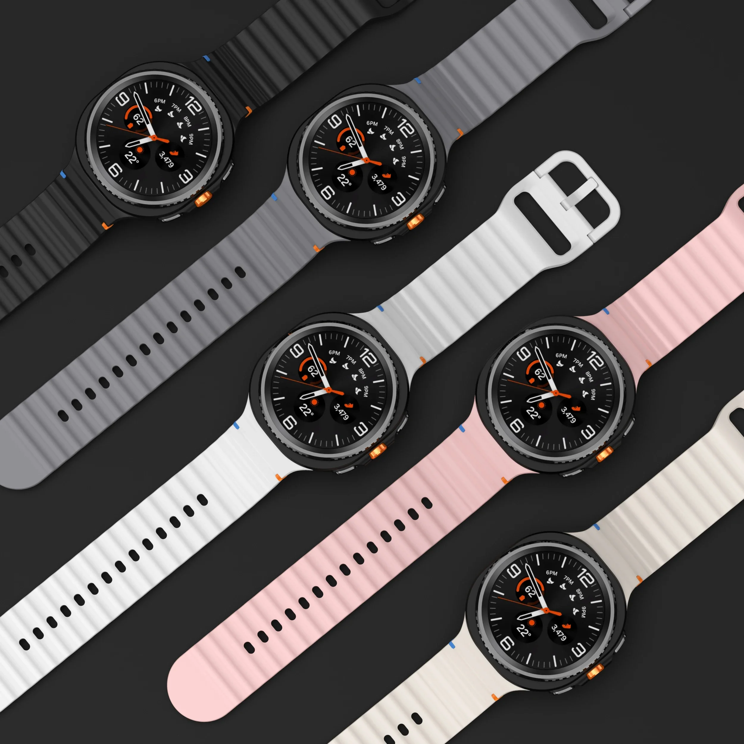Sport Strap Band for Galaxy Watch 8 - Elegant Bracelet Design